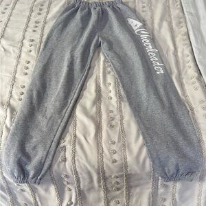 Gray Cheerleader Youth Sweatpants